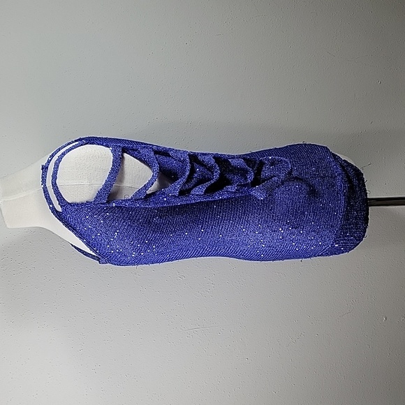 Arden B Sequins Top Size Small Blue - Picture 4 of 7